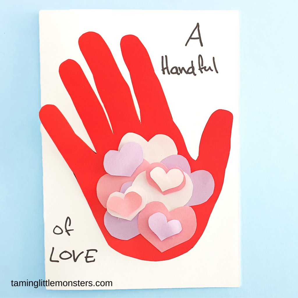 3d A Handful Of Love Valentines Craft For Kids 3d A Handful Of Love Valentines Craft For Kids
