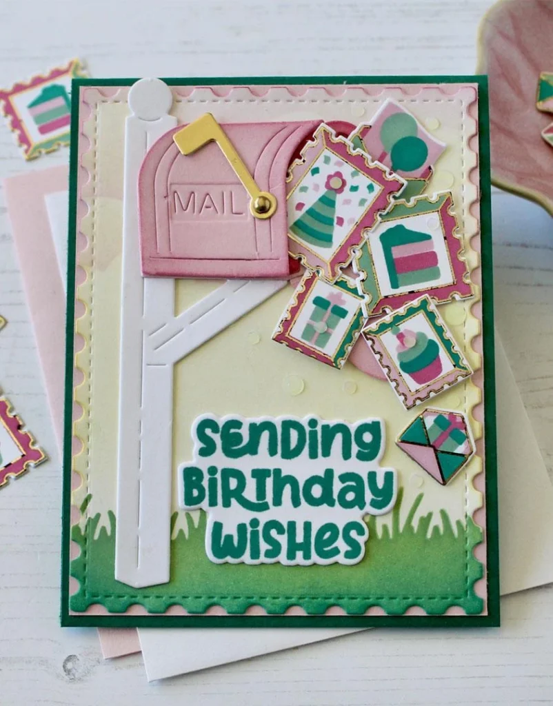 3d Embossing Folder Postmarked Birthday 3d Embossing Folder Postmarked Birthday