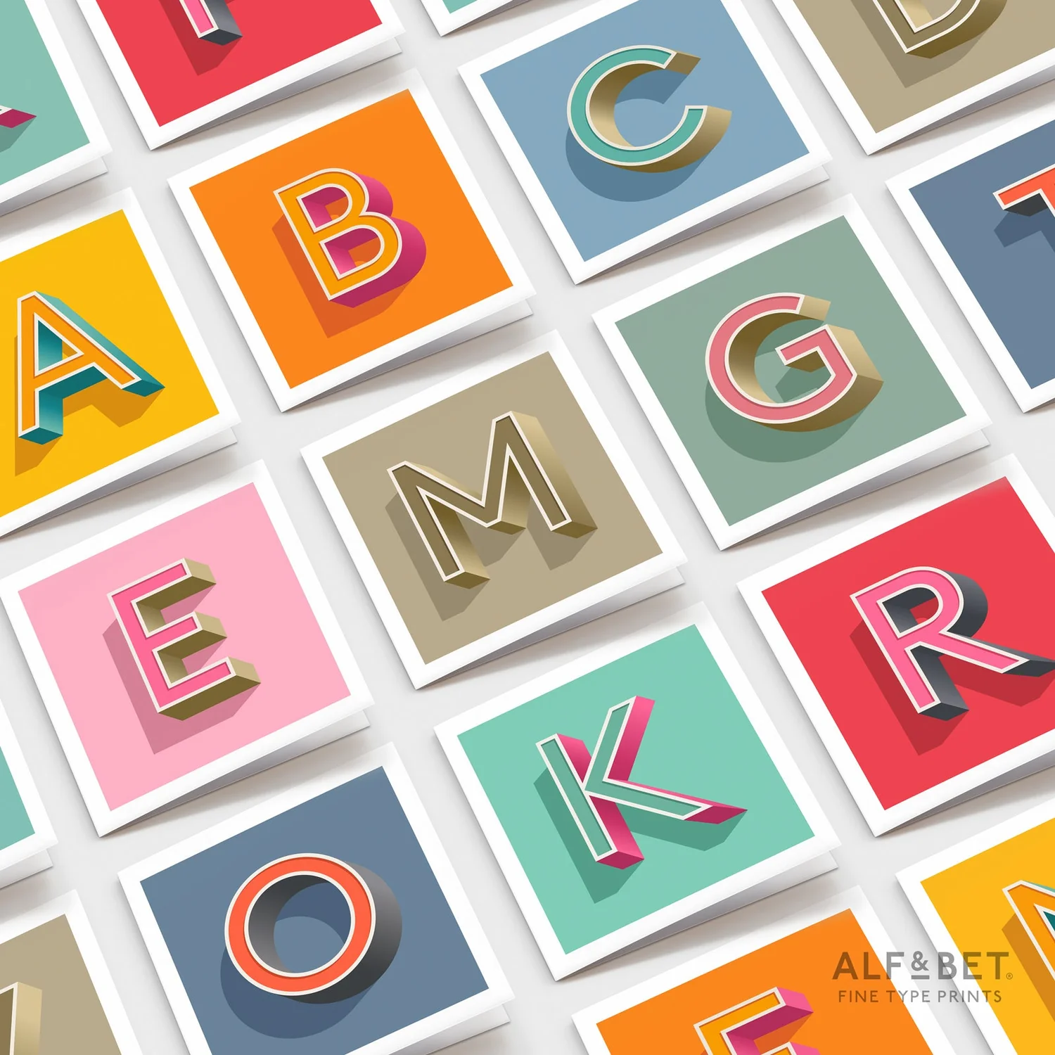 A Z Letter Birthday Cards