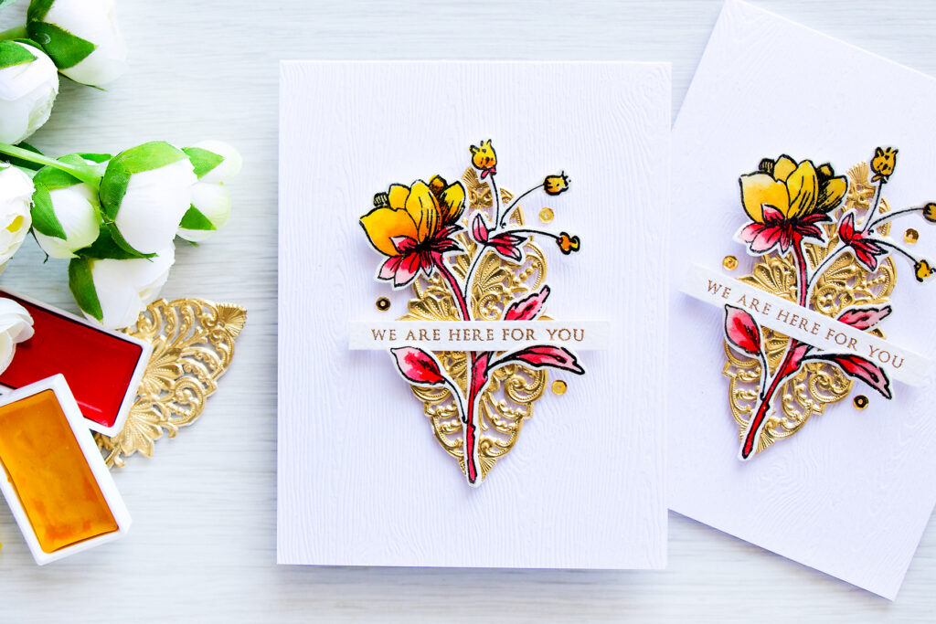 Altenew Watercolor Sympathy Card And Video 2nd Anniversary Blog Hop