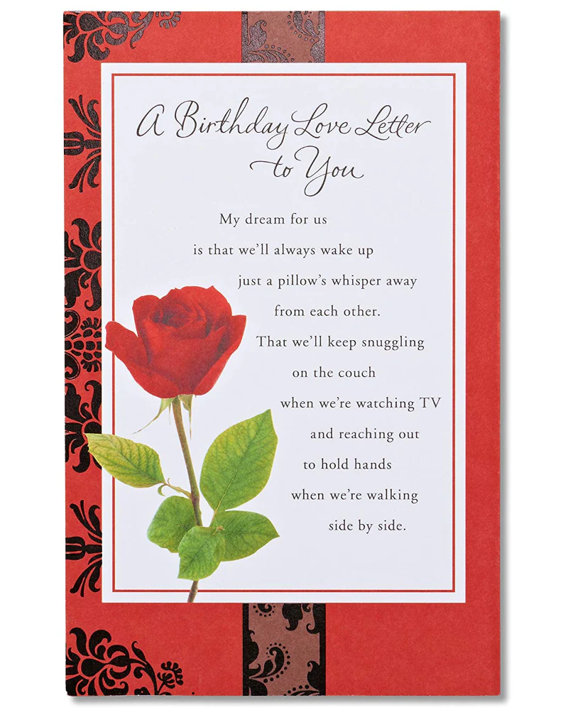 American Greetings Birthday Card Love Letter American Greetings Birthday Card Love Letter