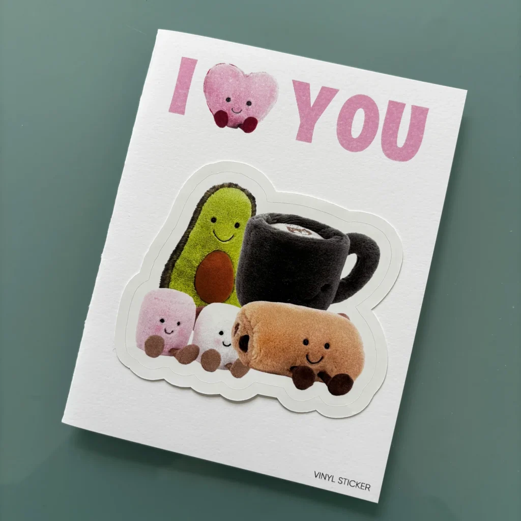 Amuseables Sticker Note Card Amuseables Sticker Note Card