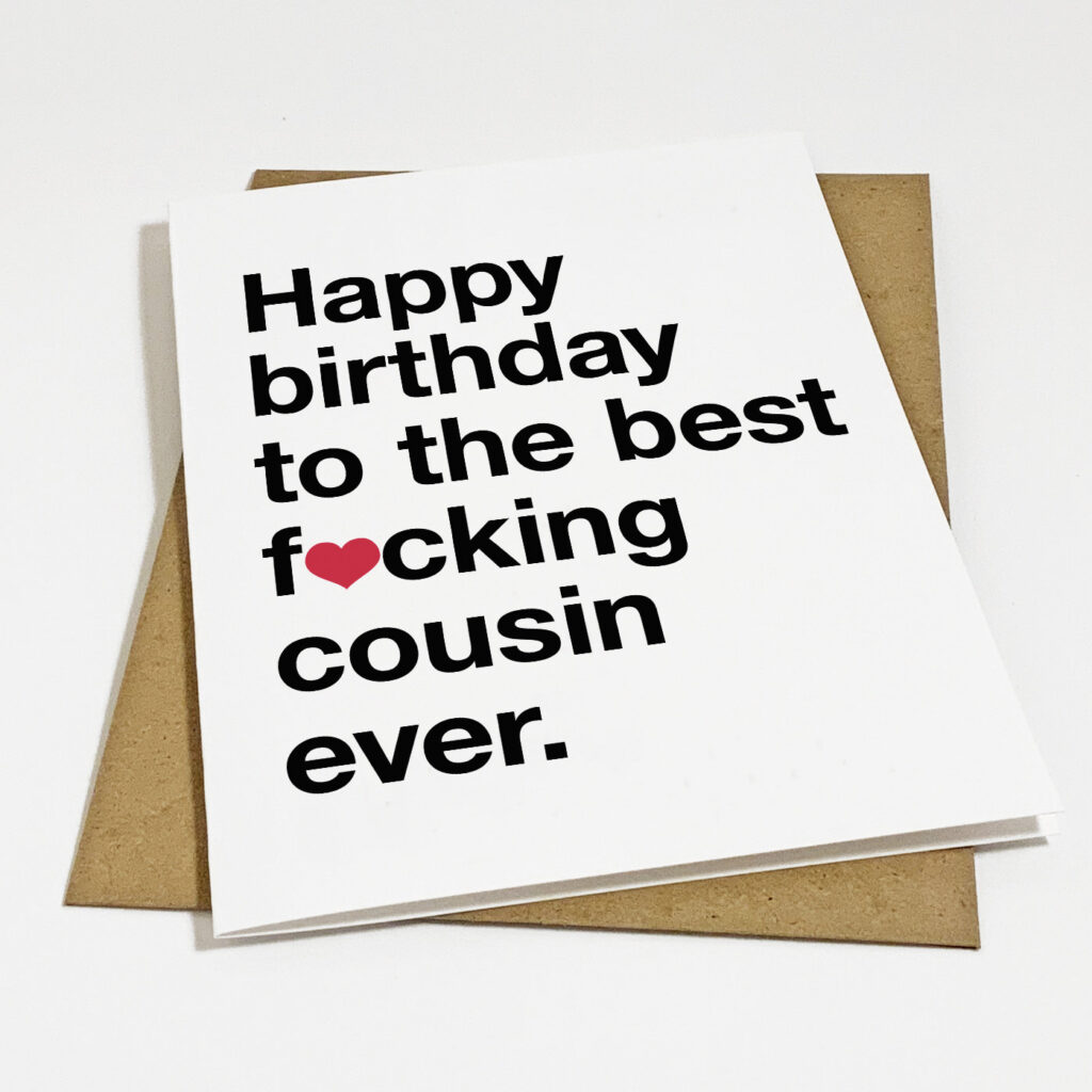 Best Cousin Birthday Card Simply The