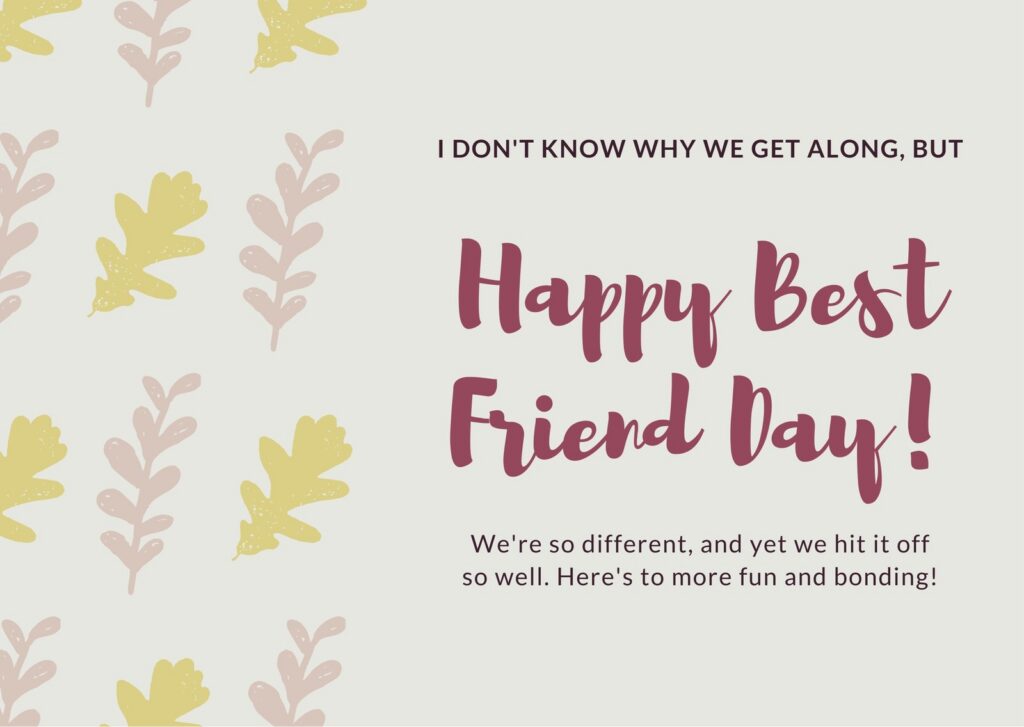 Best Friend Day Best Friend Day
