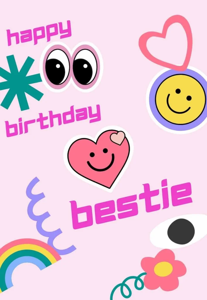 Best Friend Printable Birthday Cards