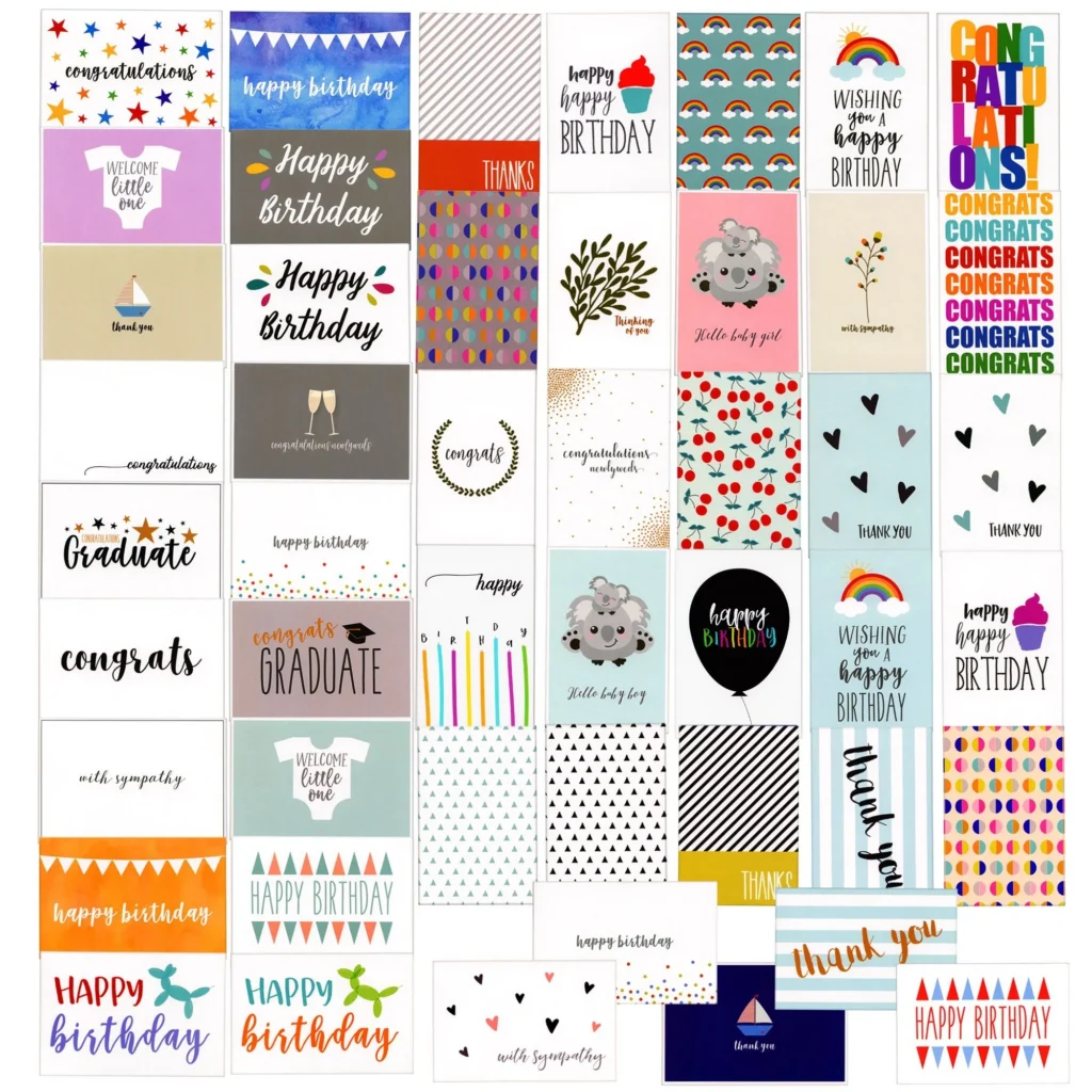 Best Paper Greetings Assorted Designs All Occasion Greeting Cards With Envelopes 48 Pack