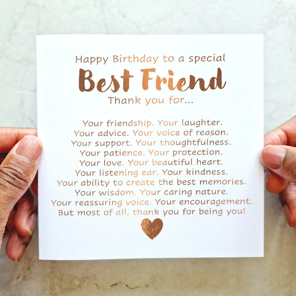 Bestie Birthday Card Birthday Card For Bestie Birthday Card Birthday Card For