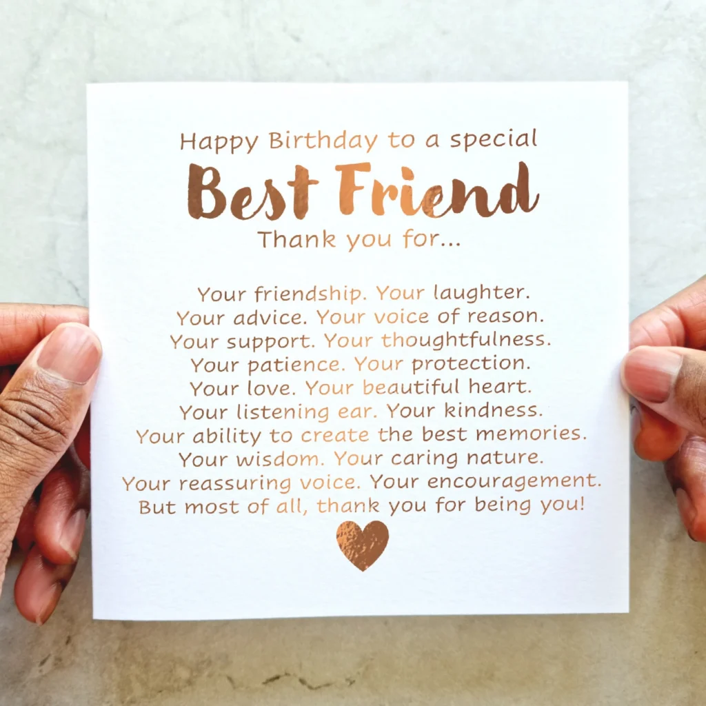 Bestie Birthday Card Birthday Card For Bestie Birthday Card Birthday Card For