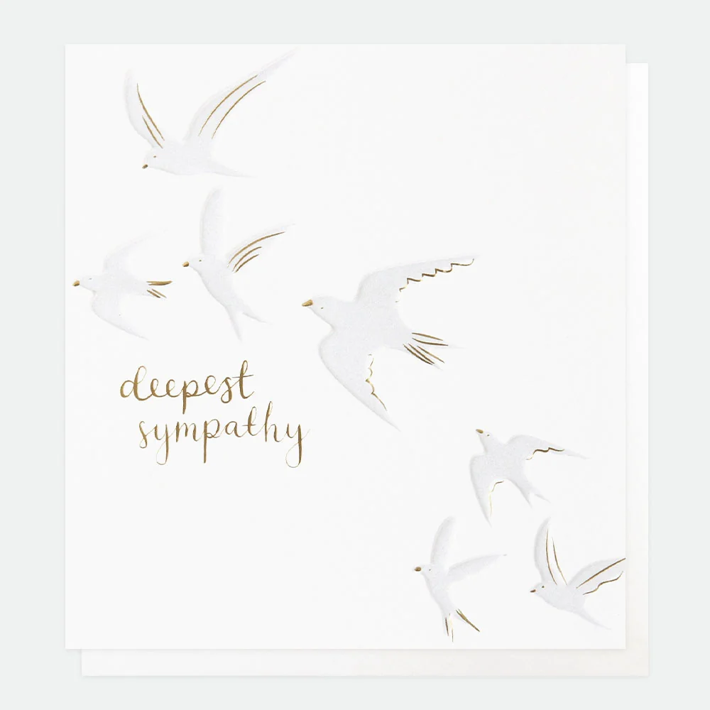 Birds Deepest Sympathy Card Sym001