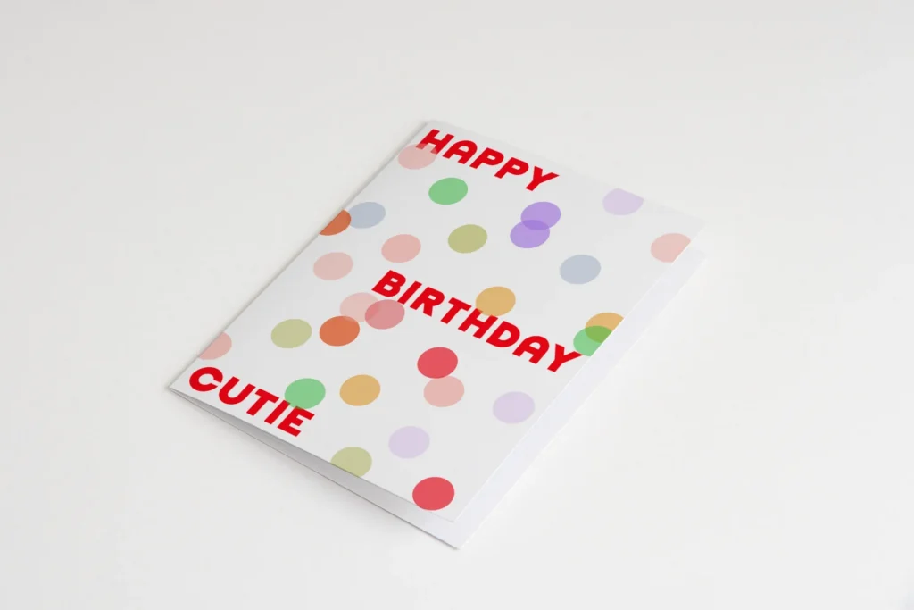 Birthday Cutie Greeting Card Birthday Cutie Greeting Card