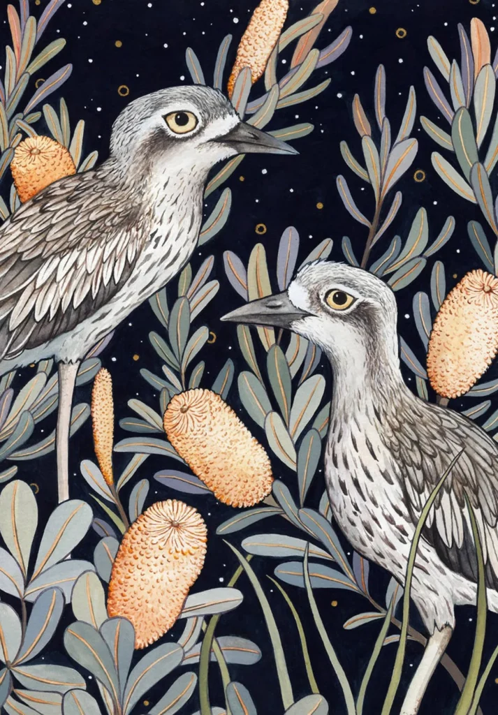 Bush Stone Curlew Greeting Card Bush Stone Curlew Greeting Card