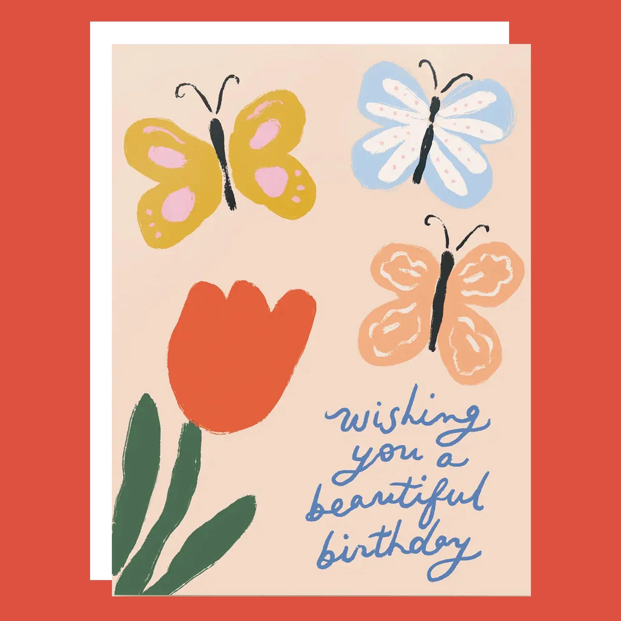 Butterflies Birthday Card