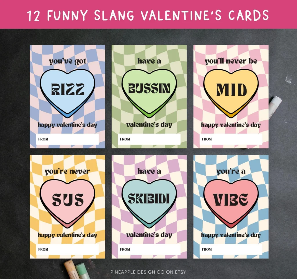 Candy Heart Valentine Printable Older Candy Heart Valentine Printable Older