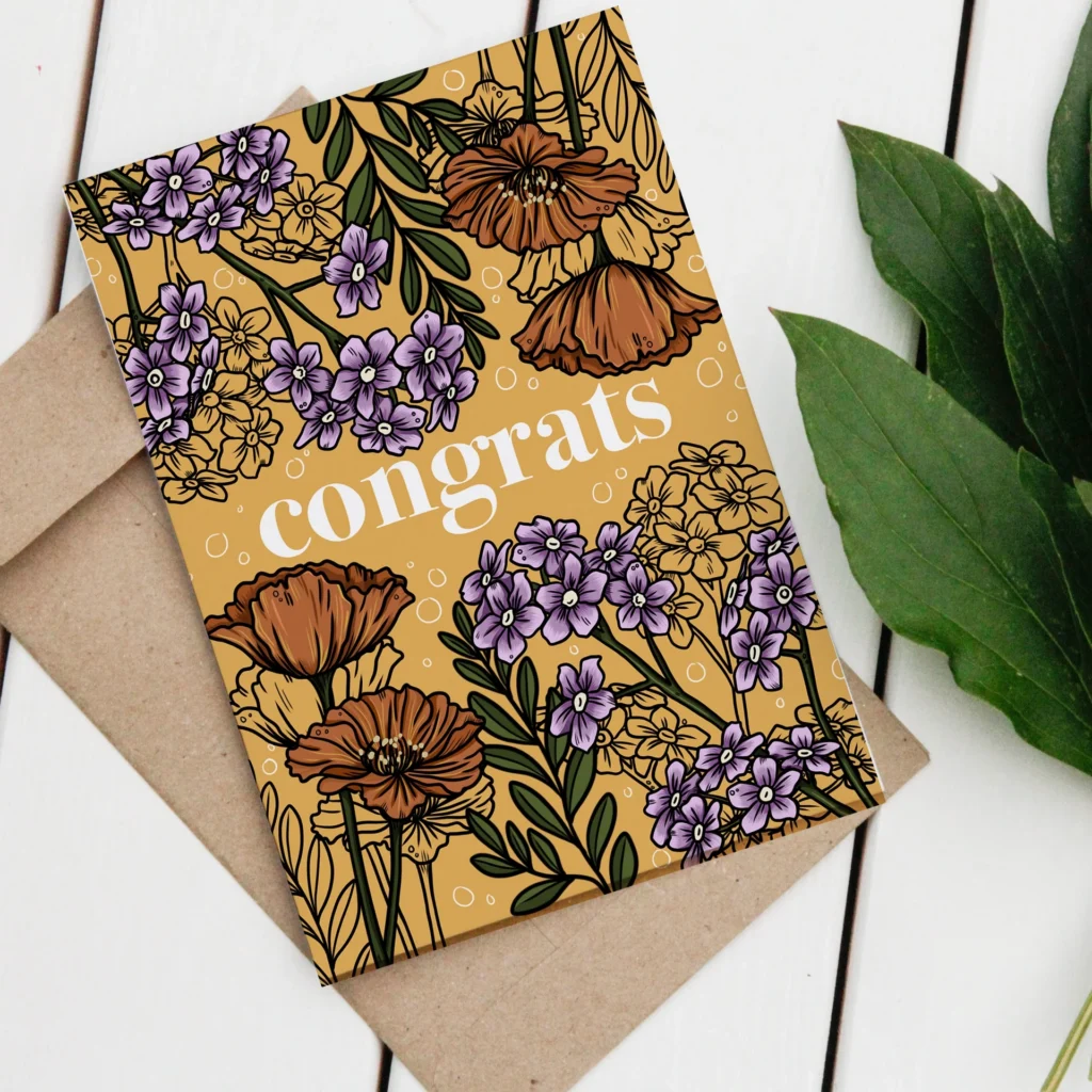 Congrats Greeting Card Congrats Greeting Card