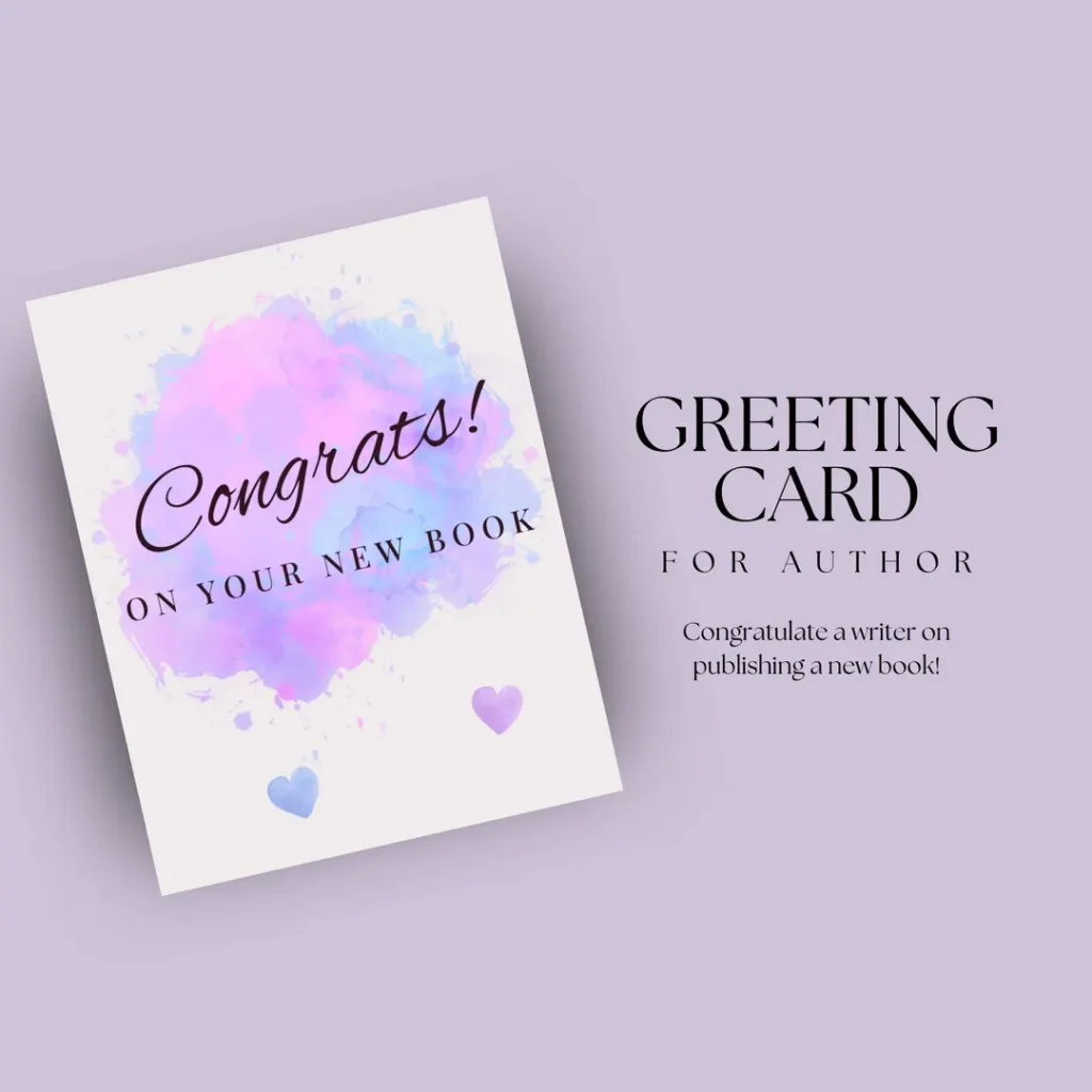 Congrats New Book Greeting Card For Congrats New Book Greeting Card For