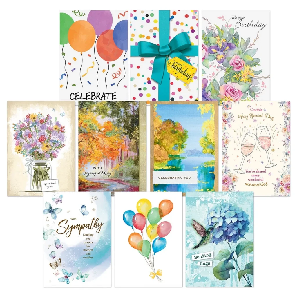 Current Favorites Occasion Greeting Cards Value Pack Set 20 10 Unique Designs Large 5 X 7 Inch Cards Sentiments Inside Envelopes Included List Occasi Current Favorites Occasion Greeting Cards Value Pack Set 20 10 Unique Designs Large 5 X 7 Inch Cards Sentiments Inside Envelopes Included List Occasi