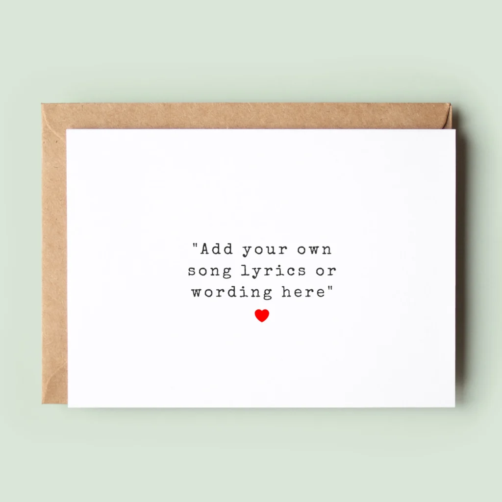 Custom Text Card Fully Customisable Card Custom Text Card Fully Customisable Card