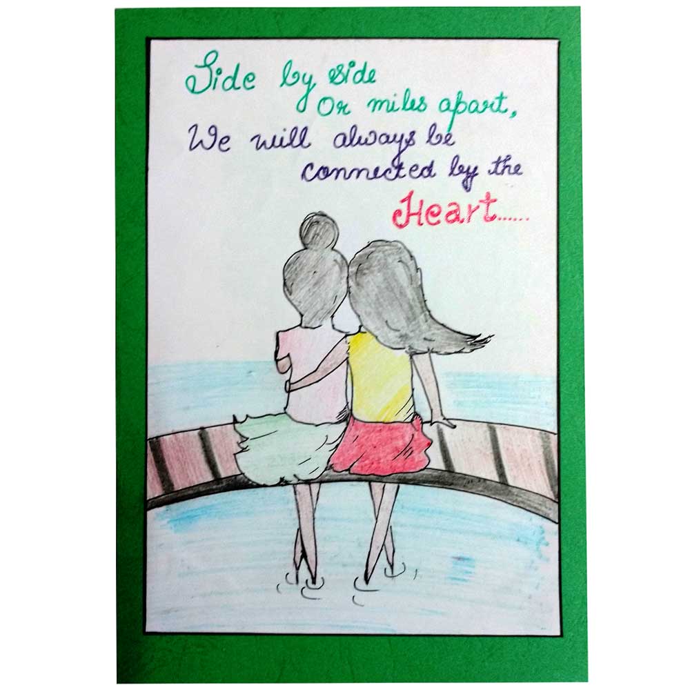 Fabulous Friends Card For Girls Sisters