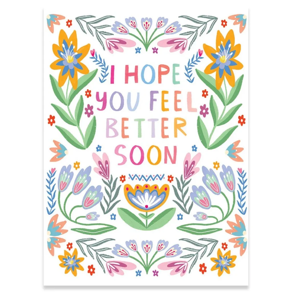 Feel Better Soon Carte Get Well Card Feel Better Soon Carte Get Well Card