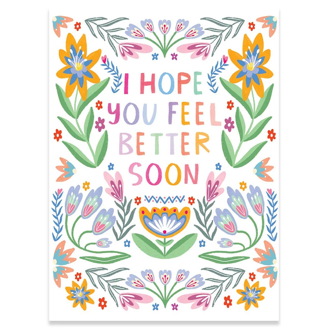 Feel Better Soon Carte Get Well Card
