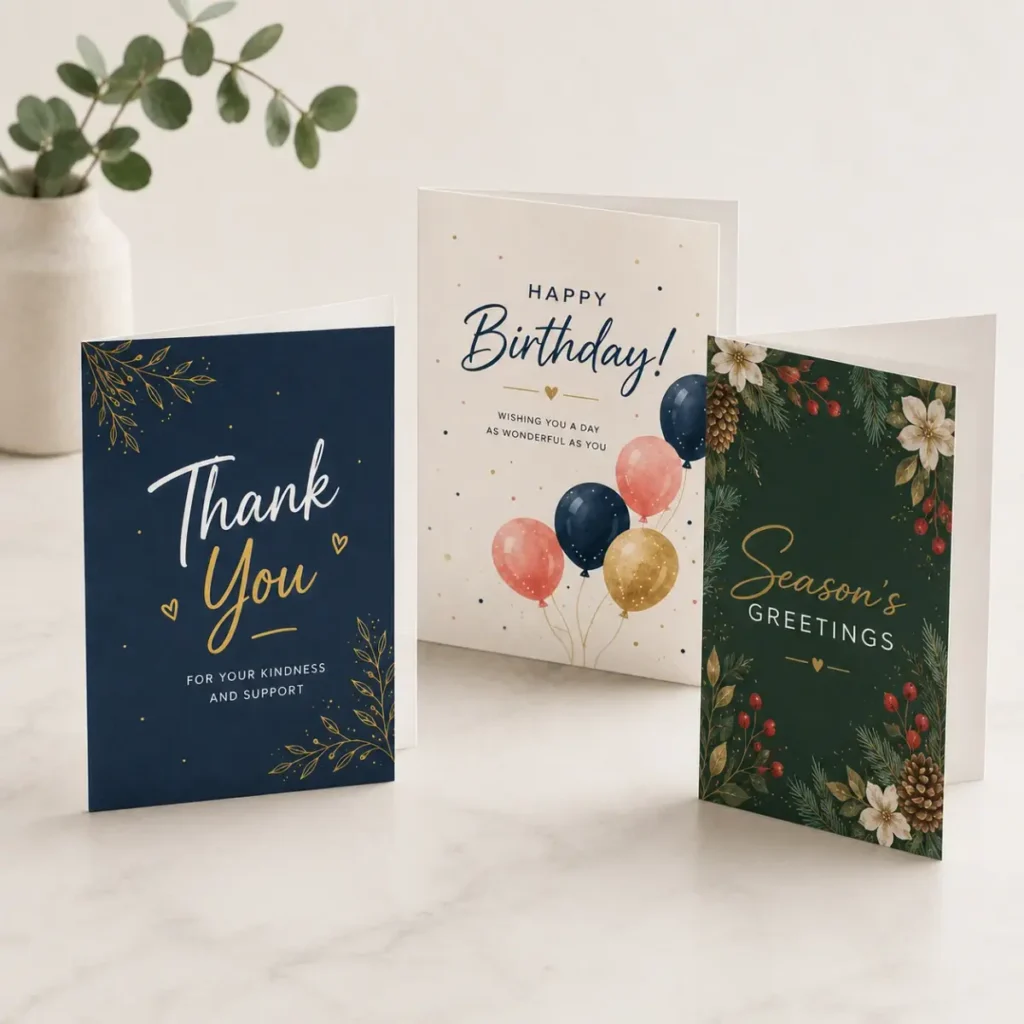 Folded Greeting Cards Folded Greeting Cards