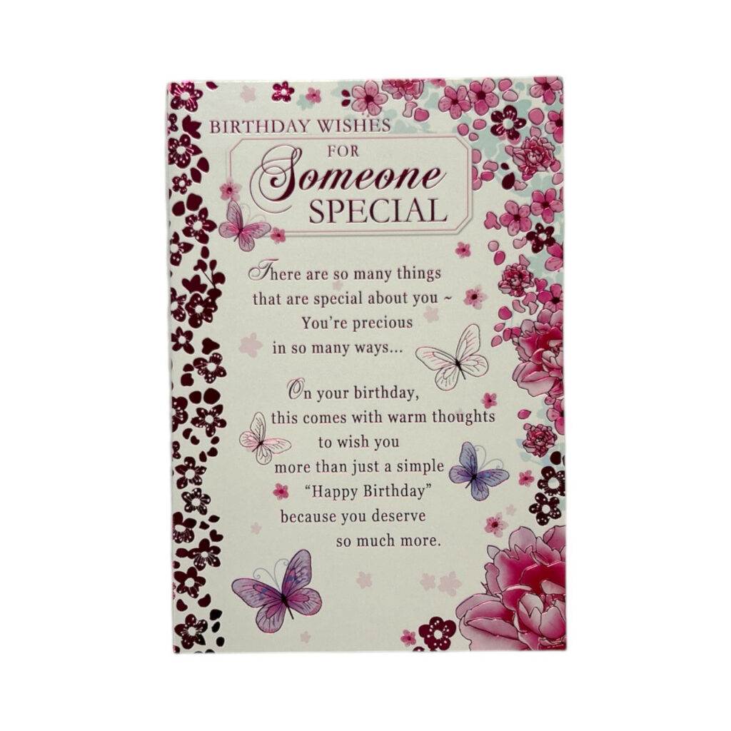 For Someone Special Heartfelt Wishes Sentimental Birthday Card For Someone Special Heartfelt Wishes Sentimental Birthday Card