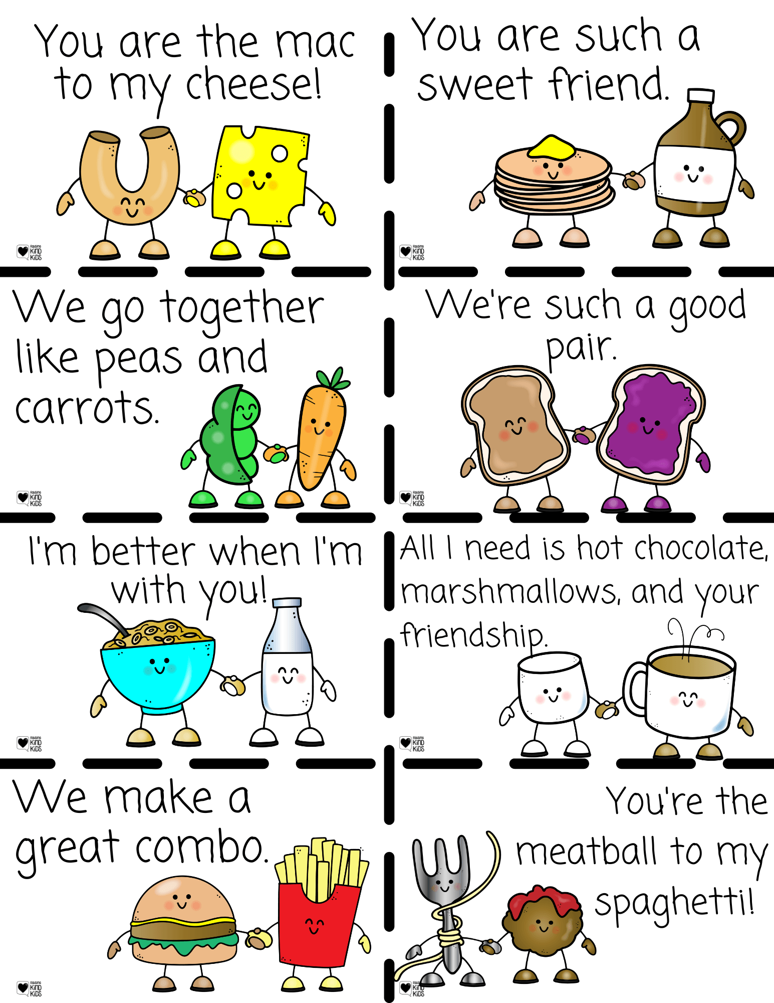 Friendship Cards Free Printable