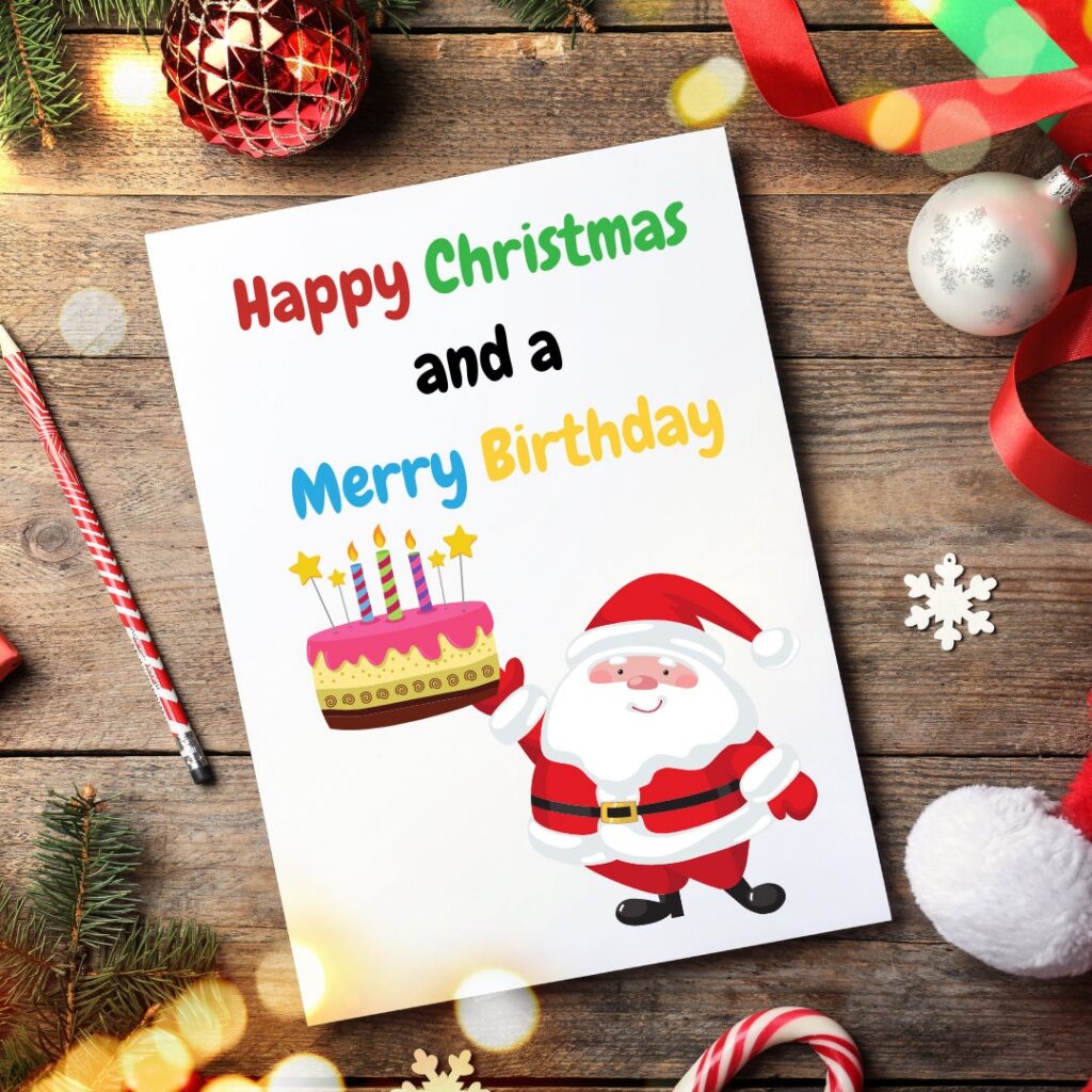 Funny Christmas And Birthday Card Funny Christmas And Birthday Card