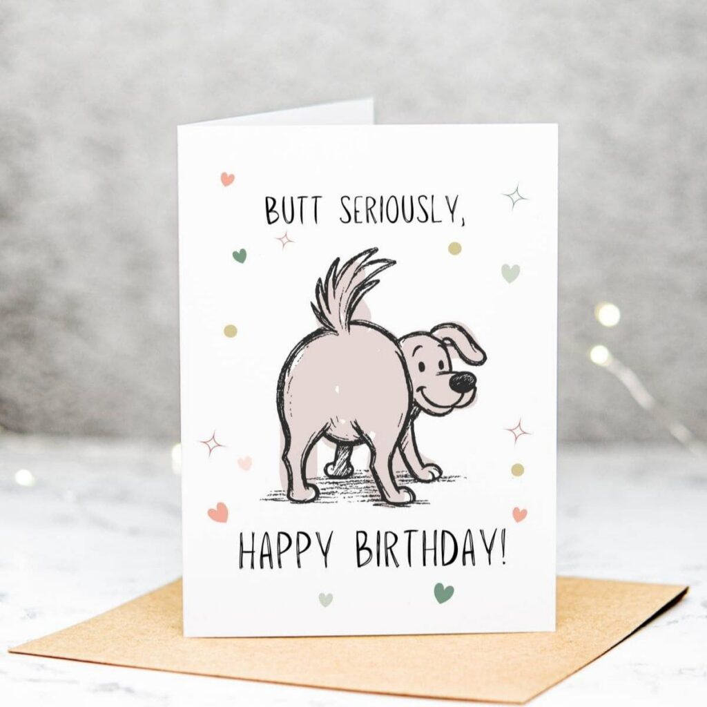 Funny Dog Birthday Card Free Printable Funny Dog Birthday Card Free Printable