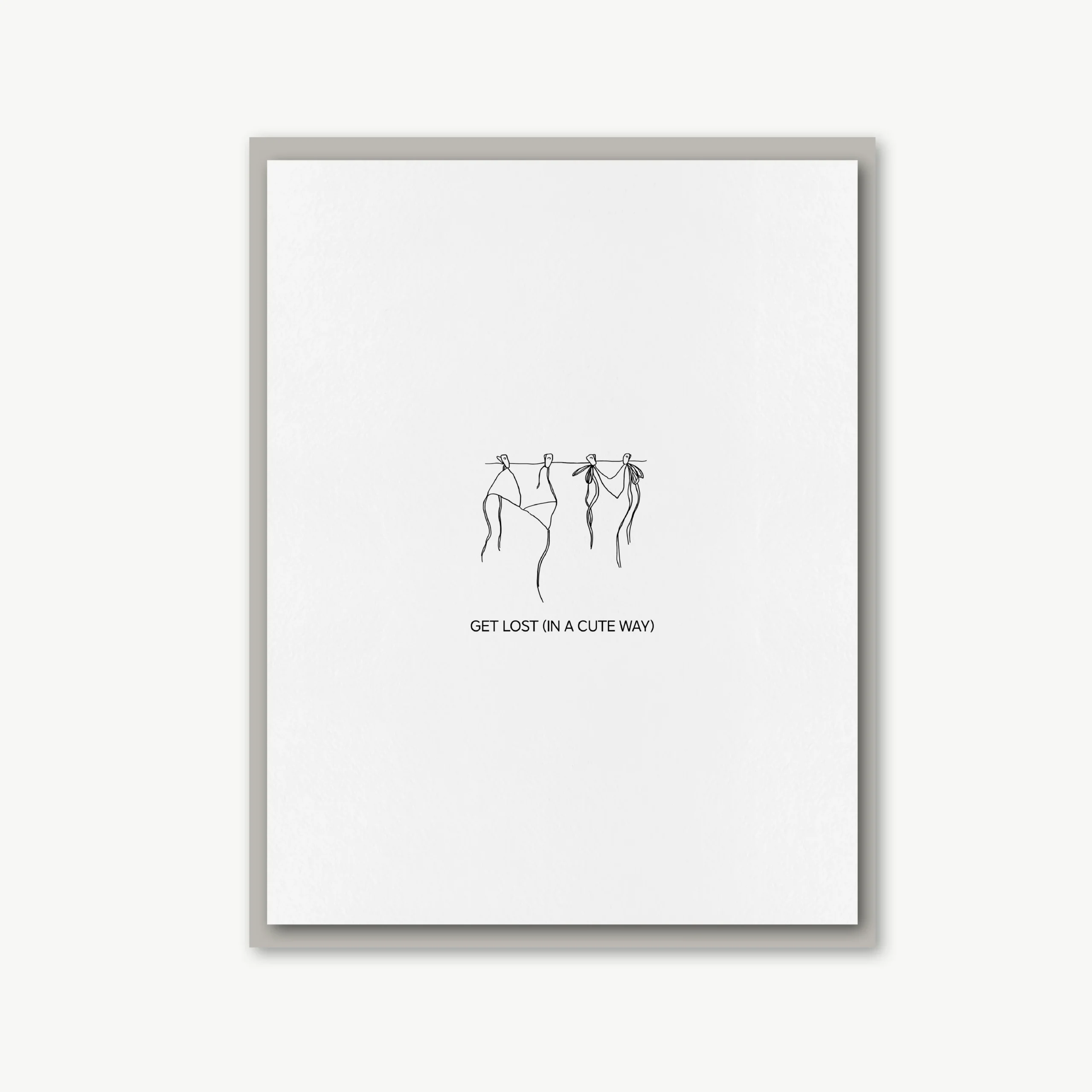 Get Lost Greeting Card