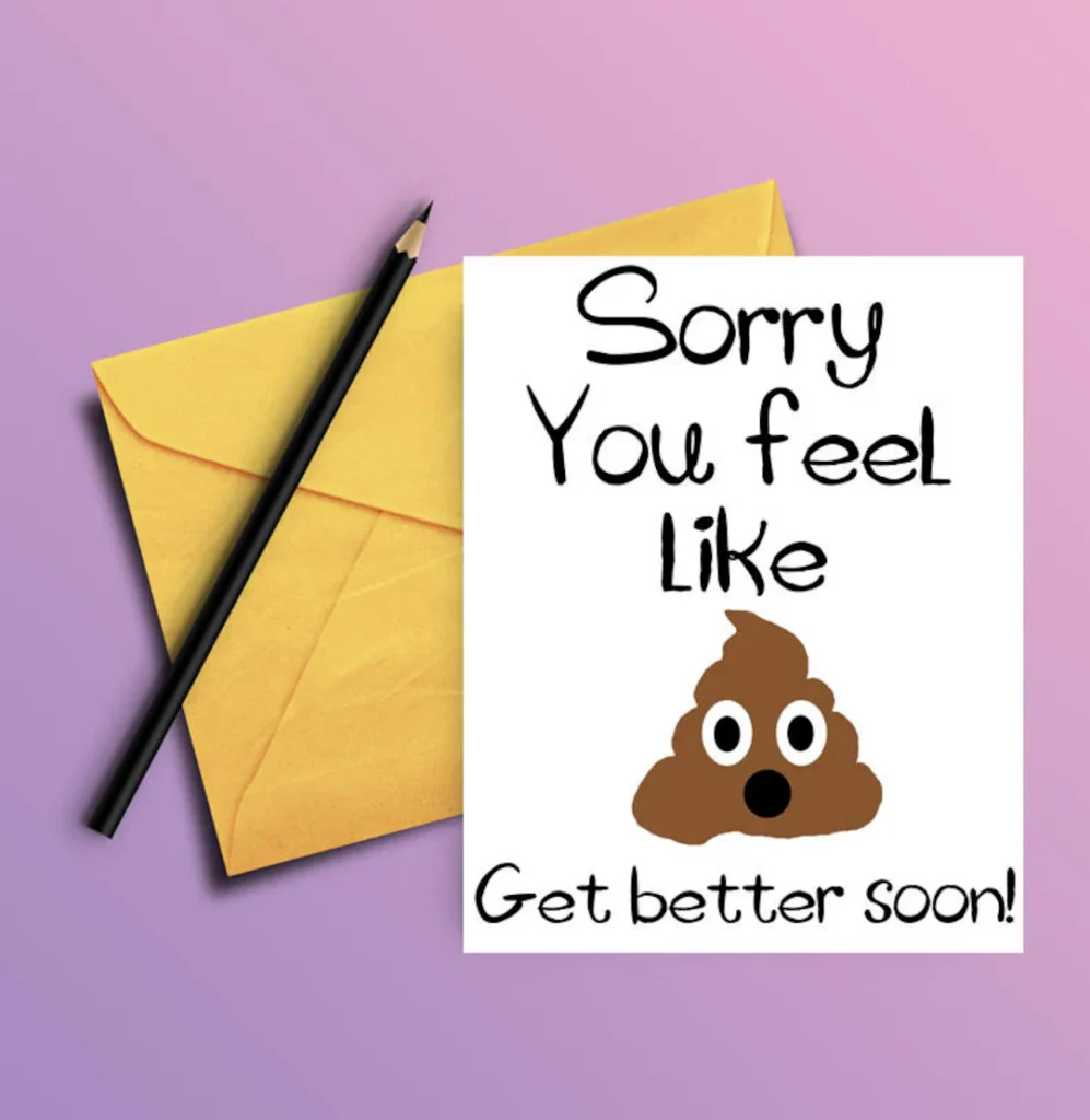 Get Well Card Funny Get Well Soon Card Get Well Card Funny Get Well Soon Card