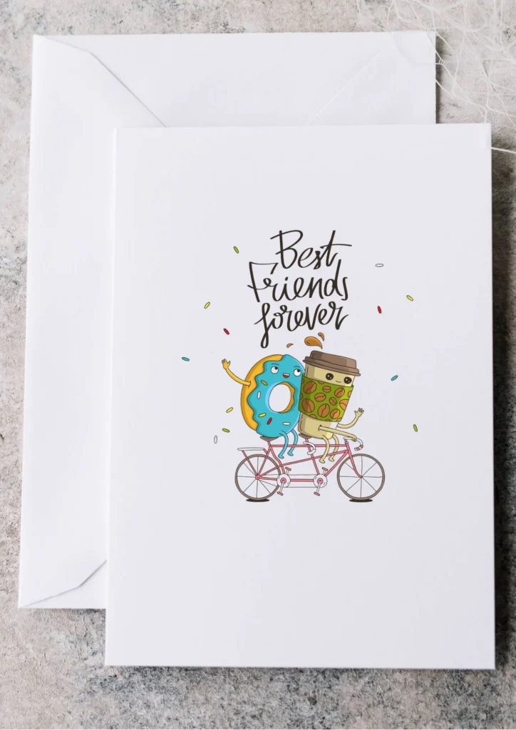 Greeting Card Best Friends Forever Greeting Card Best Friends Forever