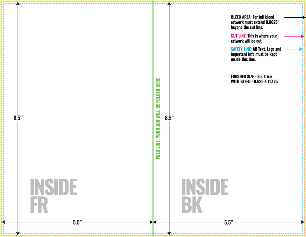 Greeting Card Layout Template 8 5x11 Folded Vertical pdf Greeting Card Layout Template 8 5x11 Folded Vertical pdf