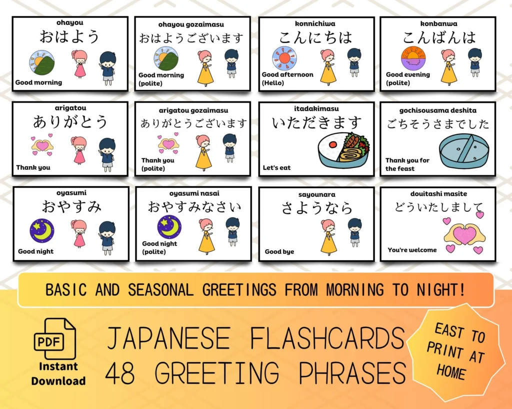 Greetings Flashcards Greetings Flashcards