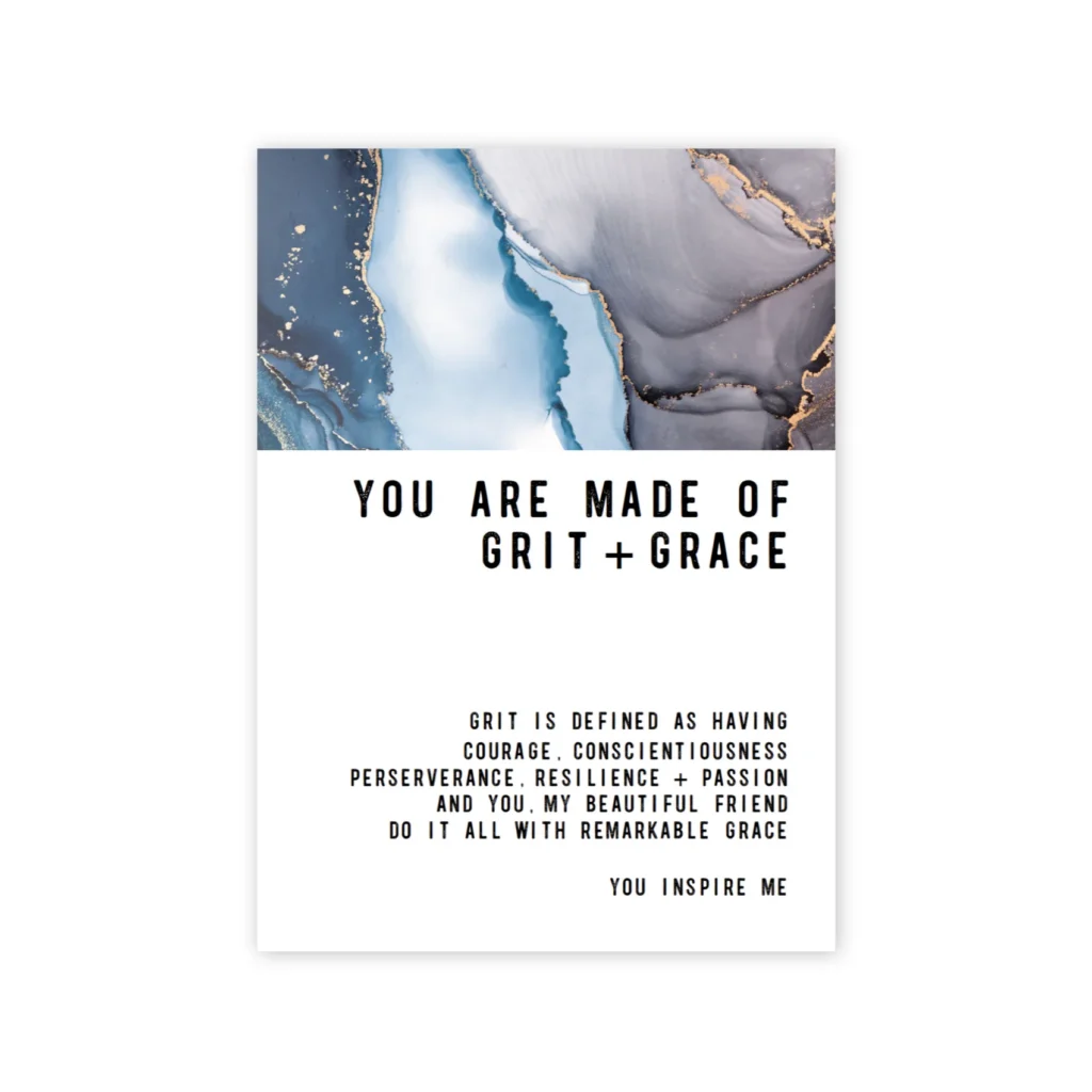 Grit Grace Greeting Card Grit Grace Greeting Card