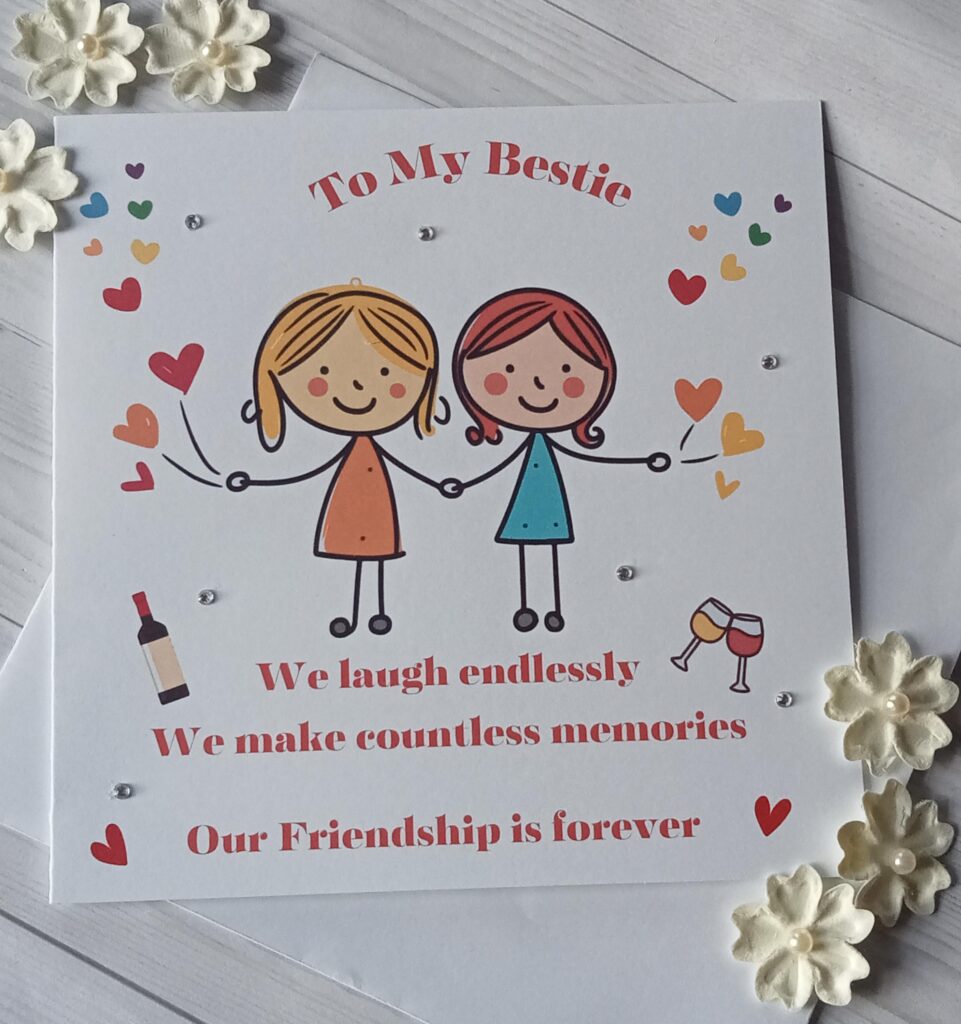 Happy Birthday Card Best Friends Besties Happy Birthday Card Best Friends Besties