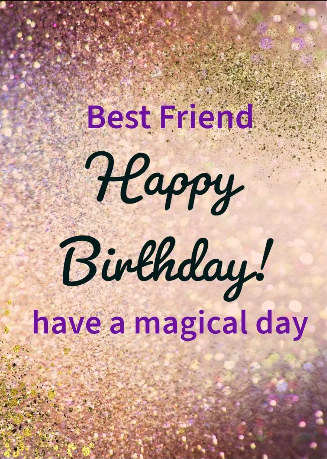 Happy Birthday Ecard For Friend Magical