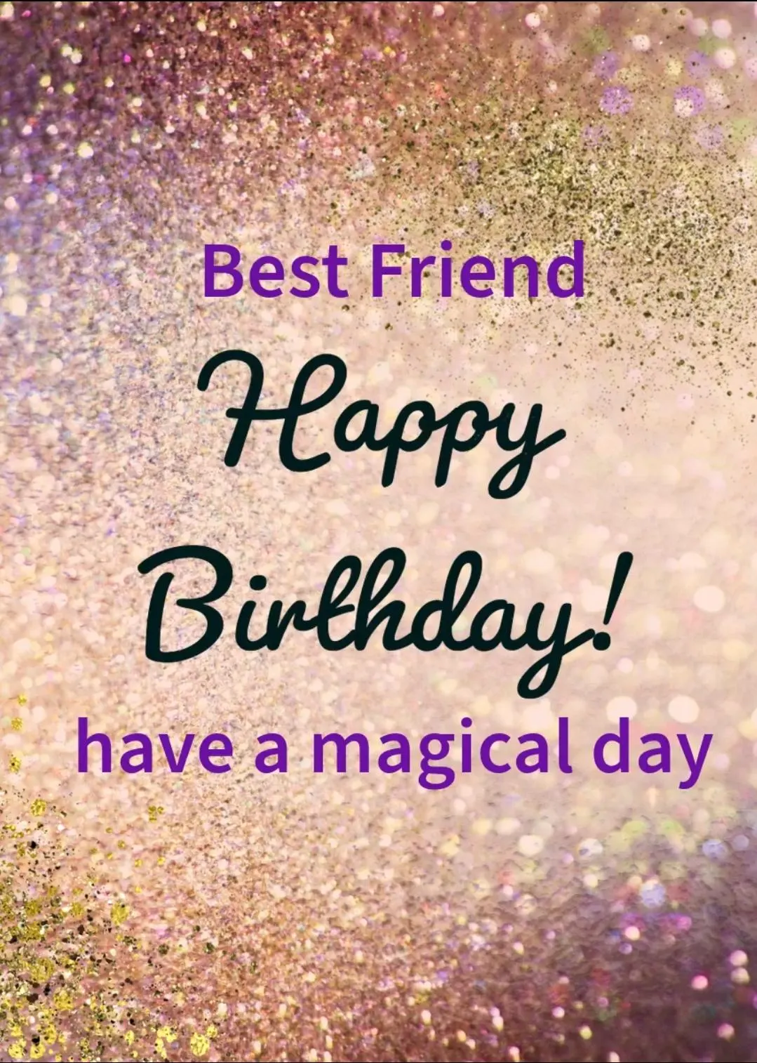 Happy Birthday Ecard For Friend Magical