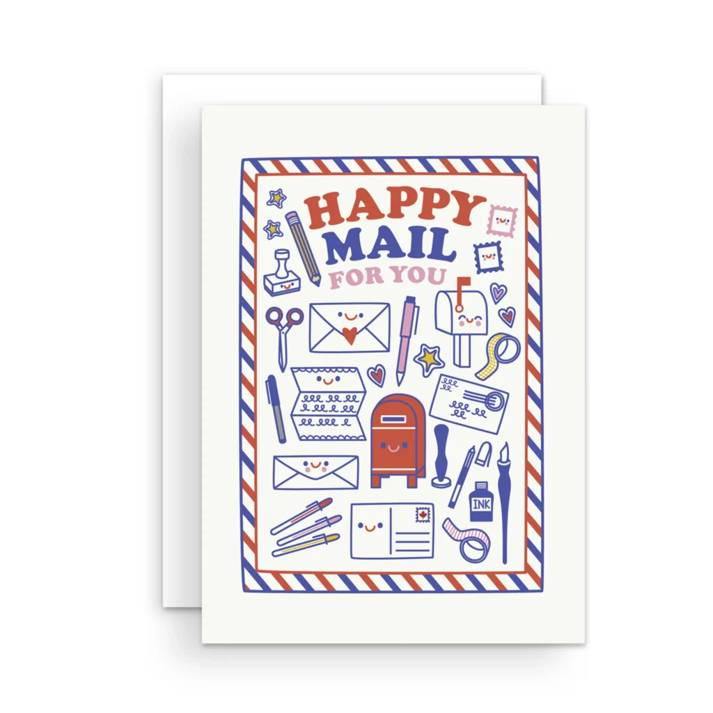 Happy Mail Greeting Card Happy Mail Greeting Card