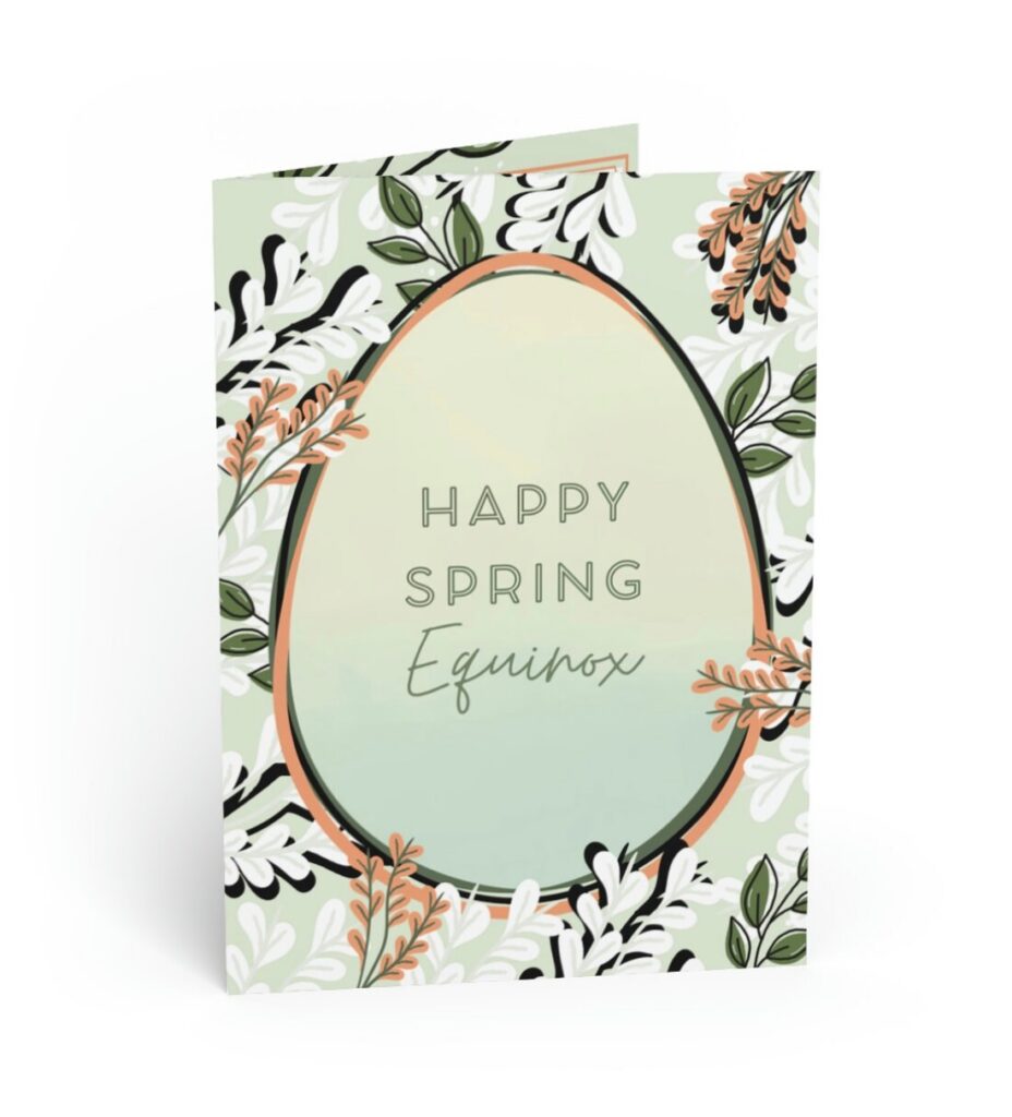 Happy Spring Equinox Seasonal Greeting Happy Spring Equinox Seasonal Greeting