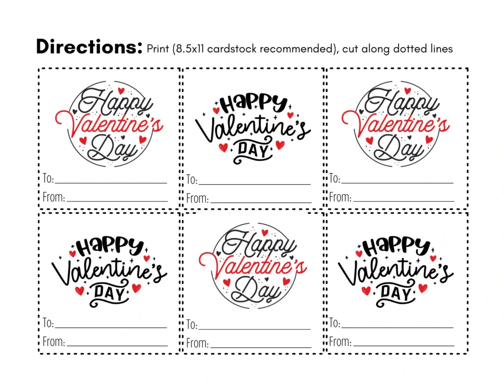 Happy Valentines Day Printable Cards Happy Valentines Day Printable Cards