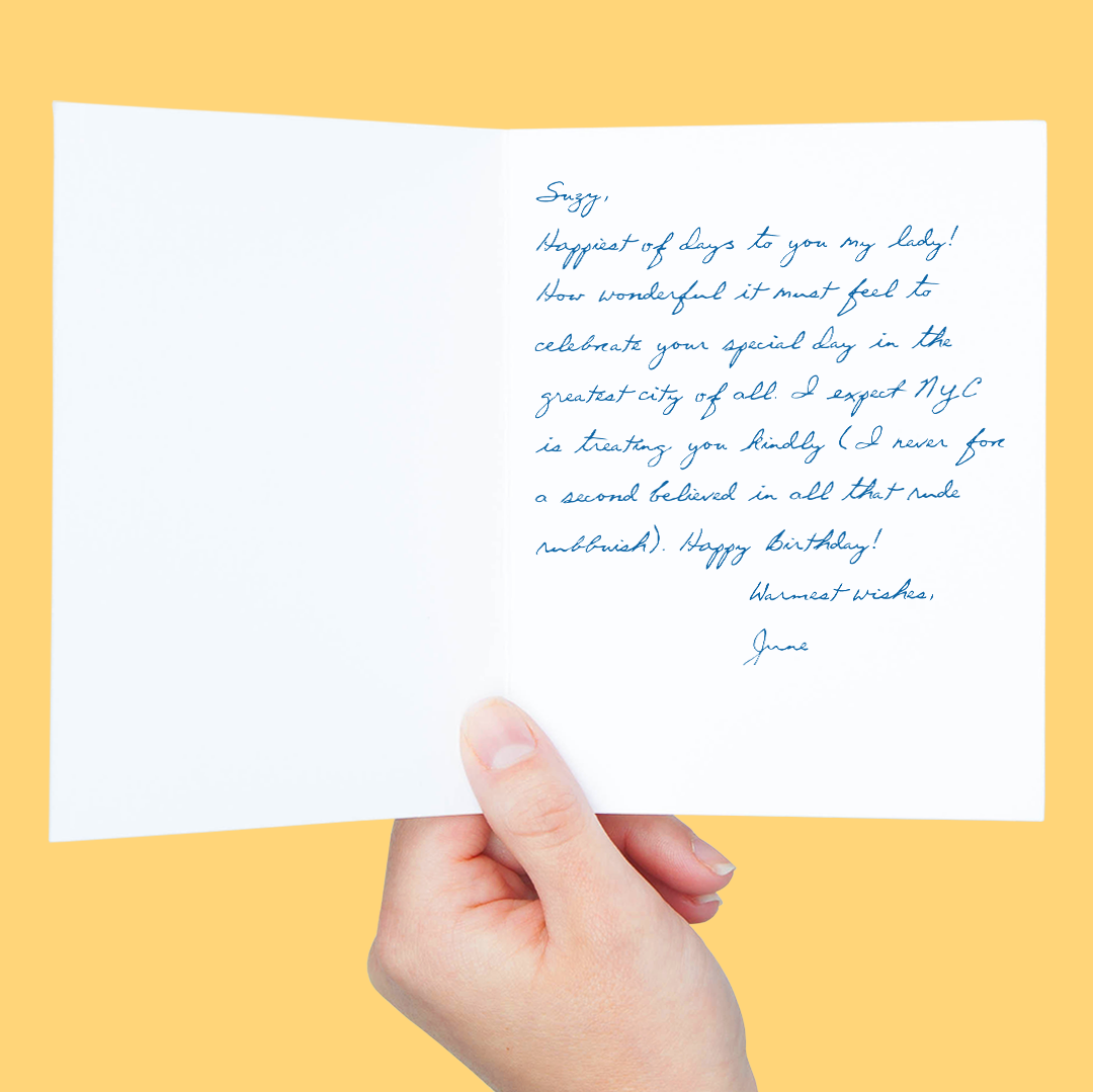 How To Sign A Card