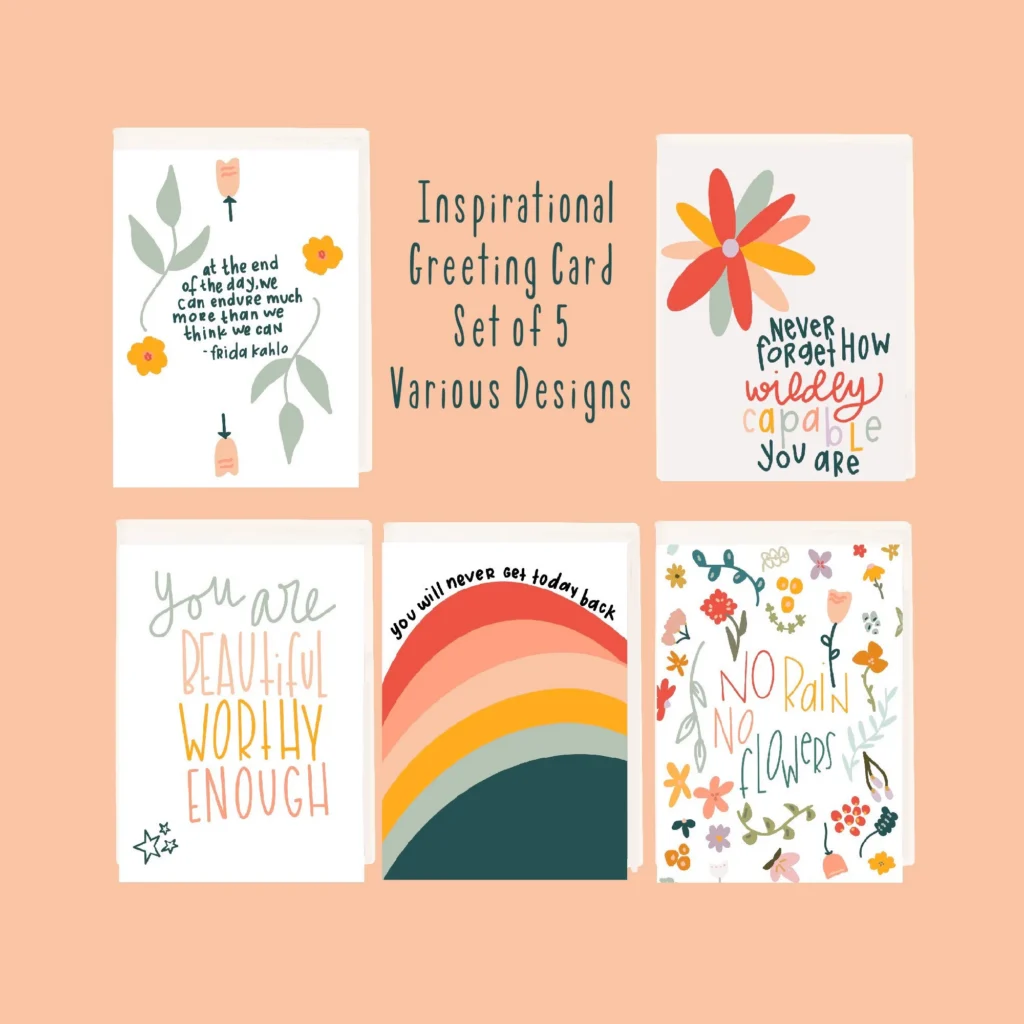 Inspirational Greeting Card Set Inspirational Greeting Card Set