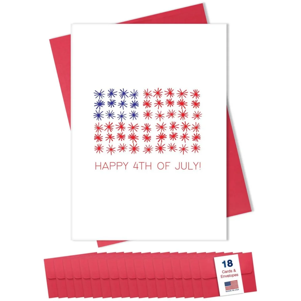 Jf2401 Independence Day Cards Set Usa Flag Stars Jf2401 Independence Day Cards Set Usa Flag Stars