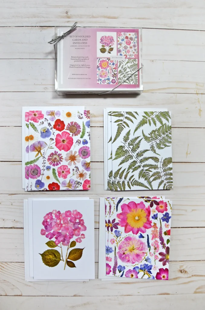 July Blooms Greeting Card Set July Blooms Greeting Card Set