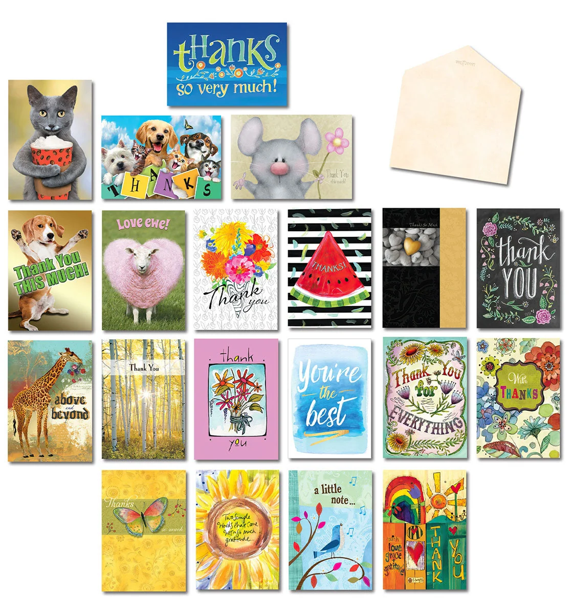 Leanin Tree Greeting Card Assortment General Lighthearted Foranyonefriend 90798