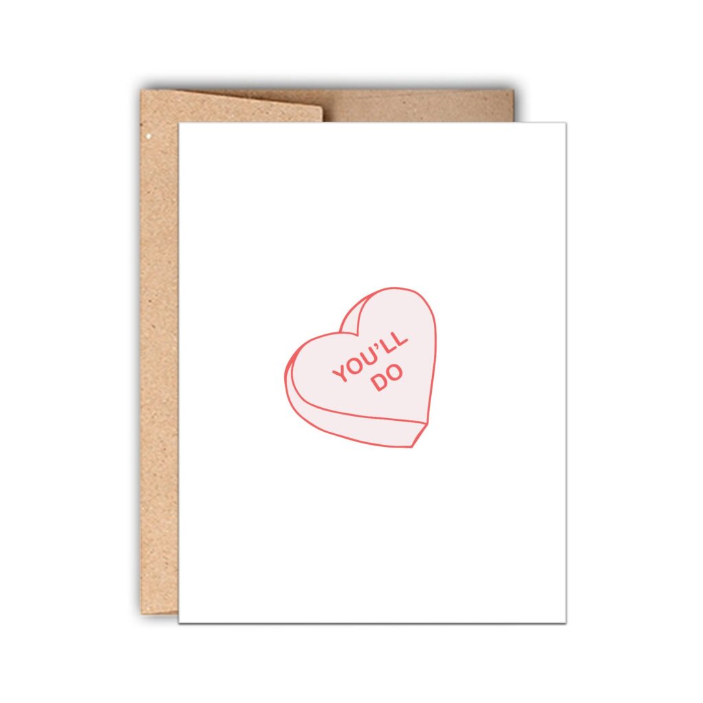 Letterpress Valentines Day Card Funny Letterpress Valentines Day Card Funny