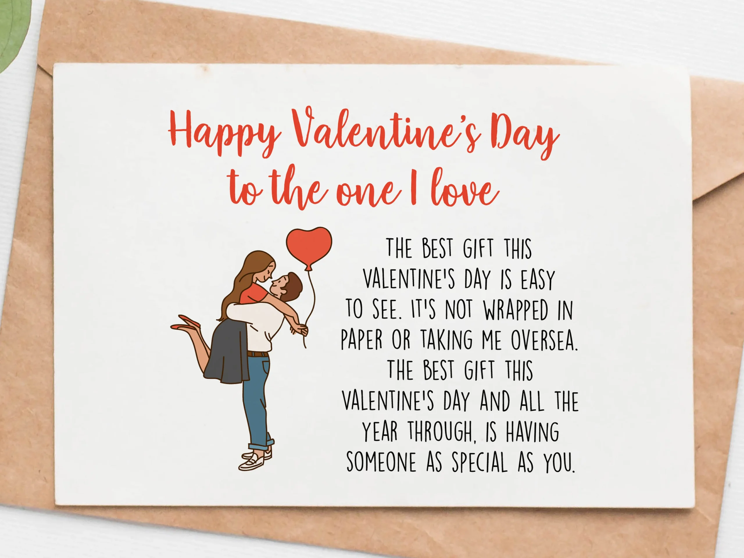 Love Valentines Day Card For Him