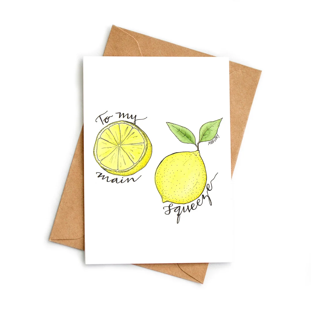 Main Squeeze Valentines Day Card