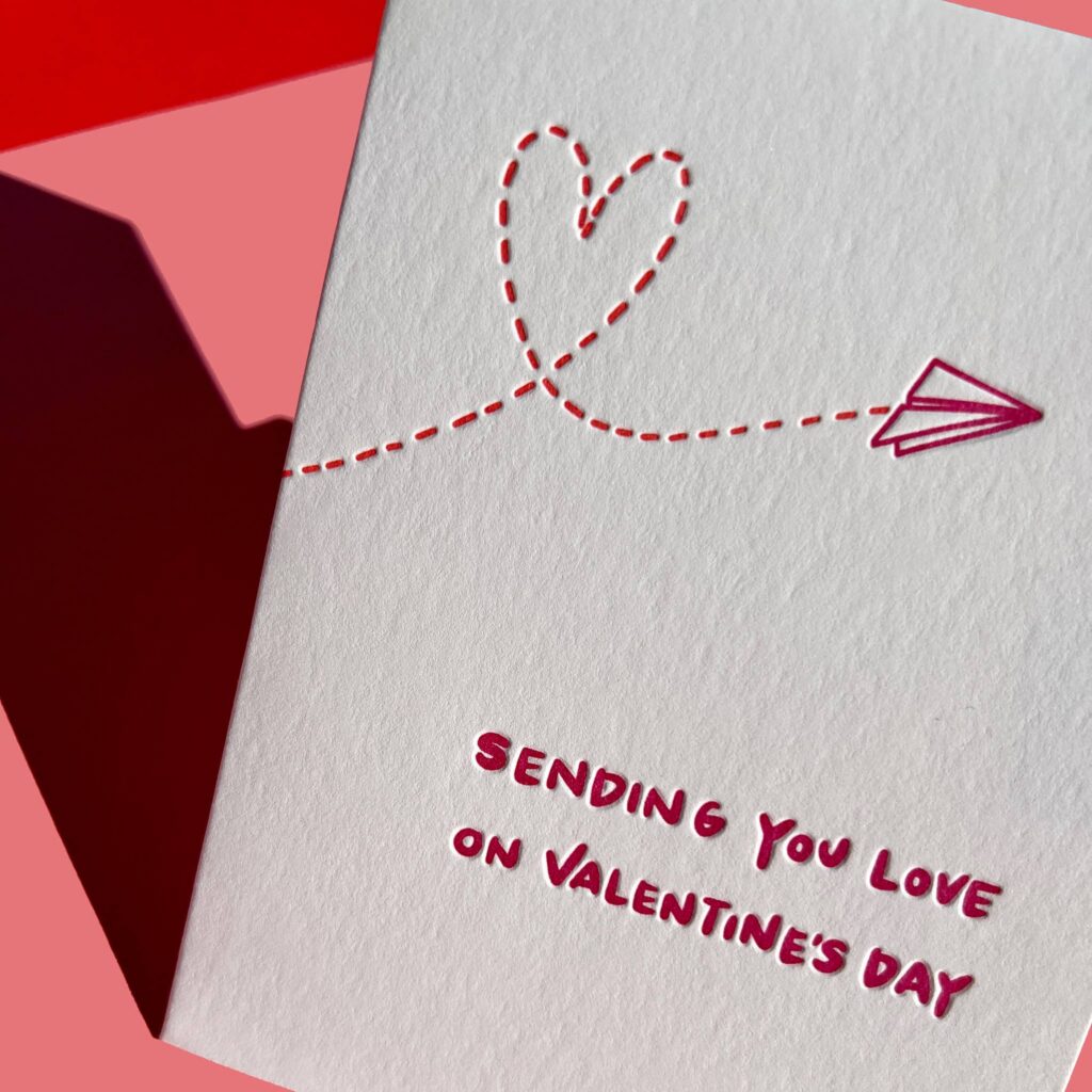 Paper Airplane Valentine Valentines Day Card Paper Airplane Valentine Valentines Day Card